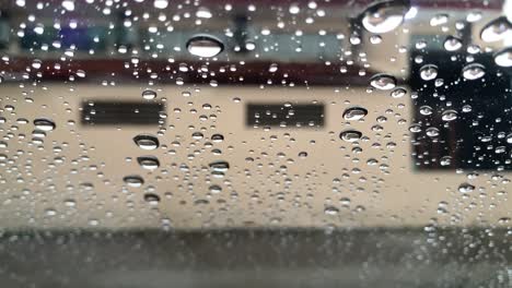 Close-up-of-wet-windshield-during-rainy-season