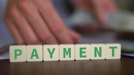 Concept-of-making-a-payment-with-cash