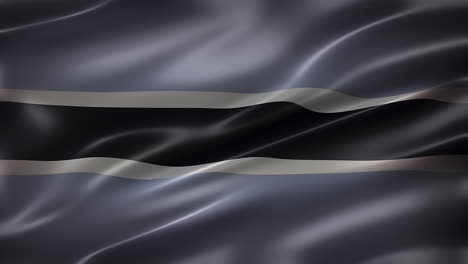 The-National-Flag-of-Republic-of-Botswana,-full-frame,-front-view,-sleek,-elegant-silky-texture,-waving-in-the-wind,-glossy,-realistic-4K-CG-animation,-movie-like-feel-and-look,-seamless-loop-able