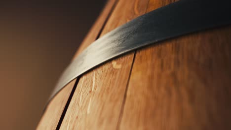 closeup-macro-shot-of-a-wine-or-whiskey-barrel