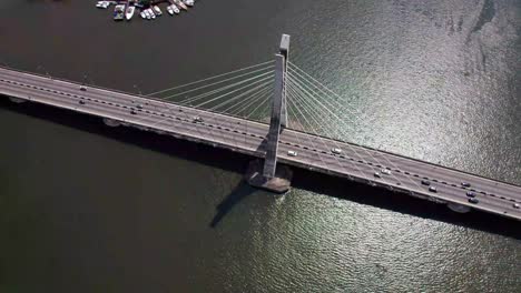 Die-Lekki-ikoyi-Verbindungsbrücke-Ist-Ein-Beliebtes-Wahrzeichen-In-Lagos,-Nigeria