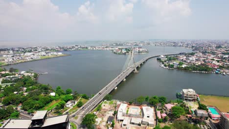 Landschaft-Des-Ikoyi-Viertels-In-Lagos-Mit-Lekki-Ikoyi-Verbindungsbrücke