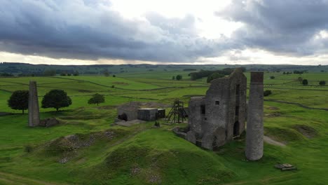 Aerial-footage-of-Magpie-Mine-under-a-heavy-sky
