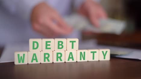 Konzept-Der-Zahlung-Einer-Schuldengarantie