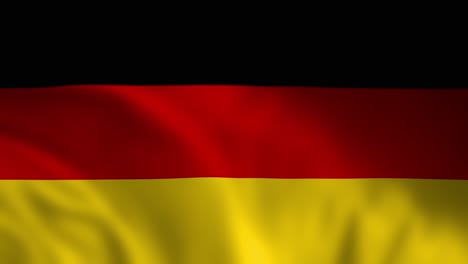 Nationalflagge-Deutschlands-Winkt-Hintergrundanimation-3D-gerenderte-Animation