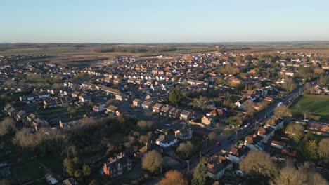 Drone-footage-of-Haverhill-shot-during-the-golden-hour