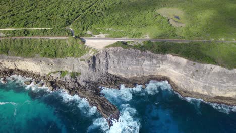 Luftaufnahme-Von-Porte-D&#39;enfer-Auf-Grande-Terre,-Guadeloupe,-Frankreich