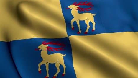 Flagge-Der-Schwedischen-Region-Kalmar