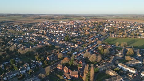Aerial-footage-shot-in-4k-of-Cambridge,-UK