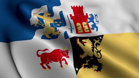 Bandera-Del-Condado-Sueco-De-Vastra-Gotaland