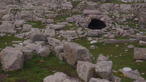 An-ancient-stone-well-in-a-field-of-stones-in-Pergamum