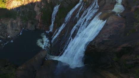 Ezaro-Waterfalls-In-Mountainous-Area-Of-Xallas-River-In-Dumbria,-A-Coruña,-Spain