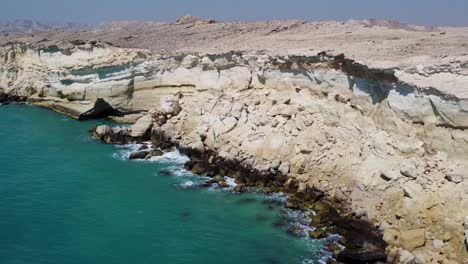 fly-over-persian-gulf-marine-landscape-natural-coastal-beach-sea-side-climate-Hormuz-Island-desert-tropical-climate-Iran-nature-campsite-travel-to-enjoy-sea-side-sand-beach-in-Qatar-Doha-saudi-arabia