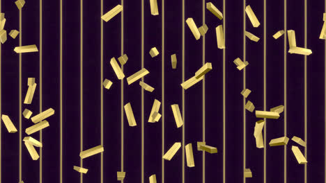 Gold-bar-ingot-background-loop-tile-swirling