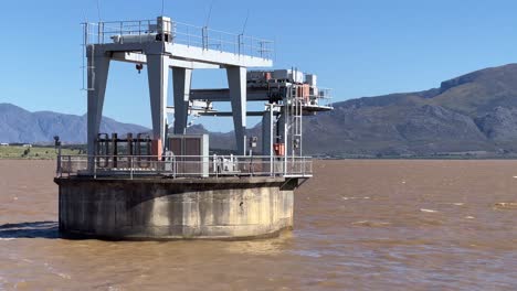 Pump-station-in-large-dam