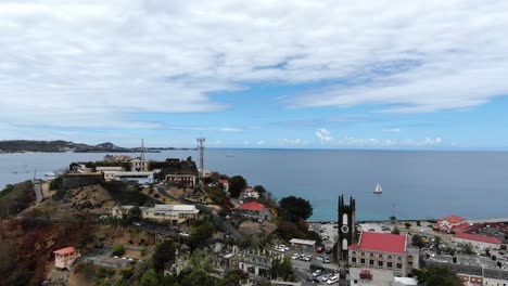 Fort-George-Festung-Und-Altstadt-Auf-Der-Tropischen-Insel-Grenada