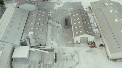 Dänische-Industriegebäude---Von-Der-Drohne-Aus-Gesehen