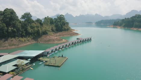 Stunning-slow-motion-footage-of-Overwater-Bungalows-on-Cheow-Lan-Lake-Thailand