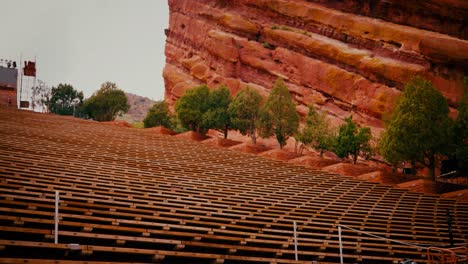 Shot-at-Red-Rocks-Amphitheatre-of-the-empty-seating-across-the-venue