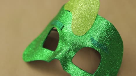 Creative-fun,-carefully-crafted-kids-diamond-foam-mask,-green-color