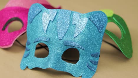 Fun-and-stylish-children-face-masks-with-a-kitty-motif-crafted-diamond-foam