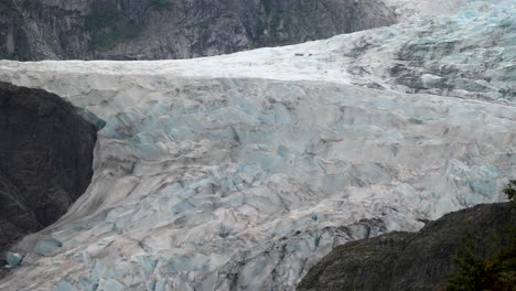 Primer-Plano-Del-Glaciar-Mendenhall,-Juneau,-Alaska