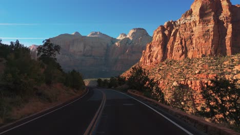 Zion-National-Park,-natural-beauty-in-Utah,-North-America