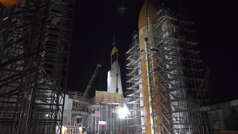 Space-Shuttle-Lifted-to-be-stacked-into-Launch-Position