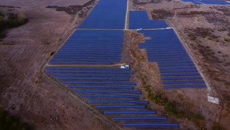 Photovoltaic-power-stations-generate-clean-and-green-energy-in-rural-farmland-in-Greece
