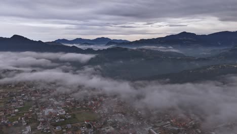 Hyper-lapse-of-the-fog-covering-a-town