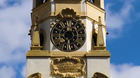 Detail-of-the-Clock-of-the-Loreta-Monastery-in-Prague,-Czech-Republic