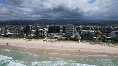 Ominous-Storm-Clouds-Over-Palm-Beach---Gold-Coast---Queensland-QLD---Australia---Drone-Shot