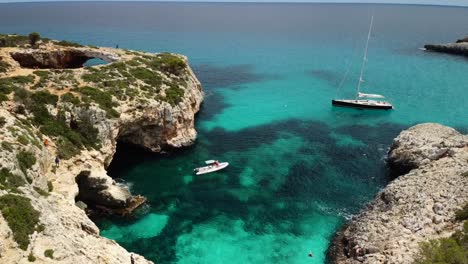 Mallorca-Playa-Caló-Blanc-España-Isla-Playa-Secreta-Vista-Al-Mar