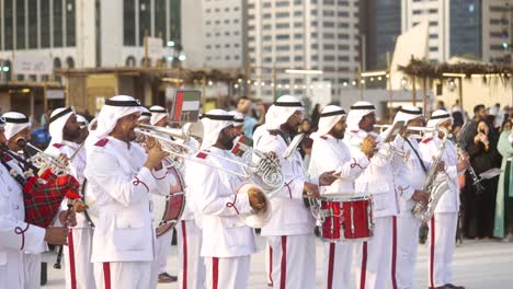 Abu-Dhabi-Qasr-Al-Hosn-festival-at-the-historical-castle-military-band