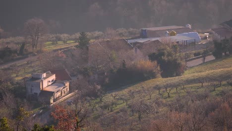 Vista-Del-Campo-Circundante-Y-Las-Colinas-De-Guardiagrele,-Abruzzo,-Italia