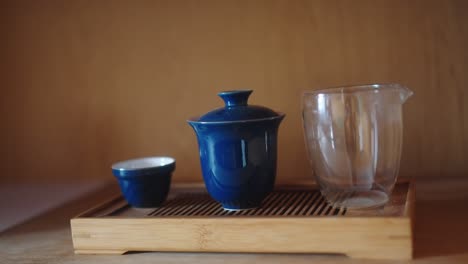 Gaiwan-for-tea-along-with-a-pourer-and-a-cup