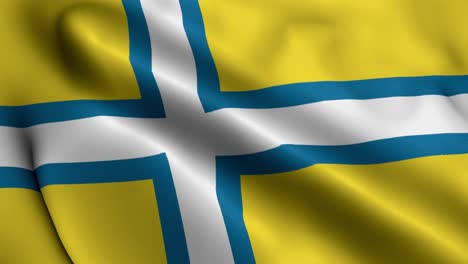 Flagge-Der-Schwedischen-Region-Westschweden