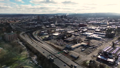 City-of-Syracuse-new-york-aerial-winter