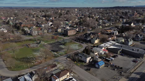 Syracuse-new-york-aerial-of-neighborhood