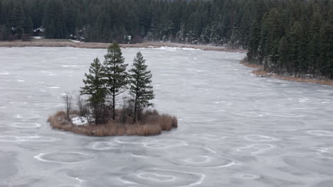 Winter's-Grip:-Crystallized-Beauty---Frozen-McQueen-Lake-and-Silent-Island