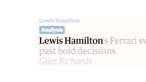 Formel-1-Fahrer-Lewis-Hamilton-In-Nachrichtentiteln-Auf-Der-Ganzen-Welt
