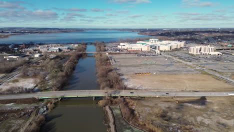 Syracuse-new-york-destiny-mall-aerial-and-lake