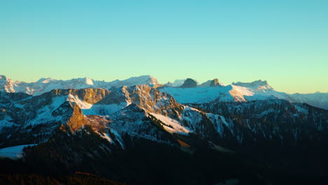 Rock-Summits-Of-Dent-de-Jaman-and-Rochers-de-Naye-In-Vaud-During-Sunset-In-Switzerland