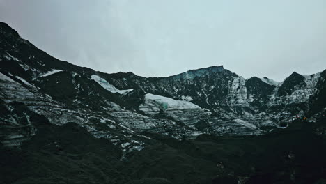 Panoramablick-Auf-Den-Majestätischen-Myrdalsjökull-Gletscher-Im-Süden-Islands