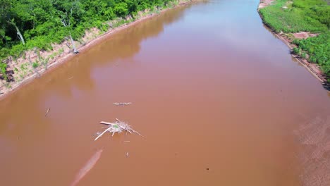 Aerial-flight-over-the-Red-River-near-Gainesville-Texas