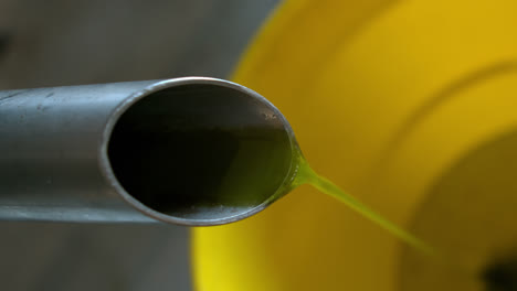 Olive-oil-being-produced-from-machine