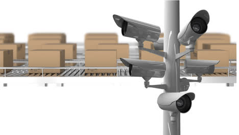 CCTV-cameras-and-boxes-on-conveyor-belts