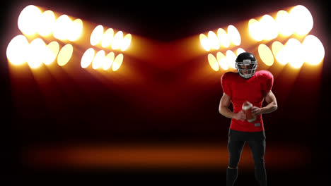 American-football-player-holding-a-football
