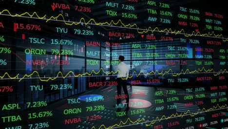 Animation-of-stock-market-display-with-businessman-in-the-background.-
