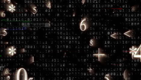Numbers-on-black-background